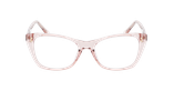 Lunettes de vue femme DEVA rose - Vue de face