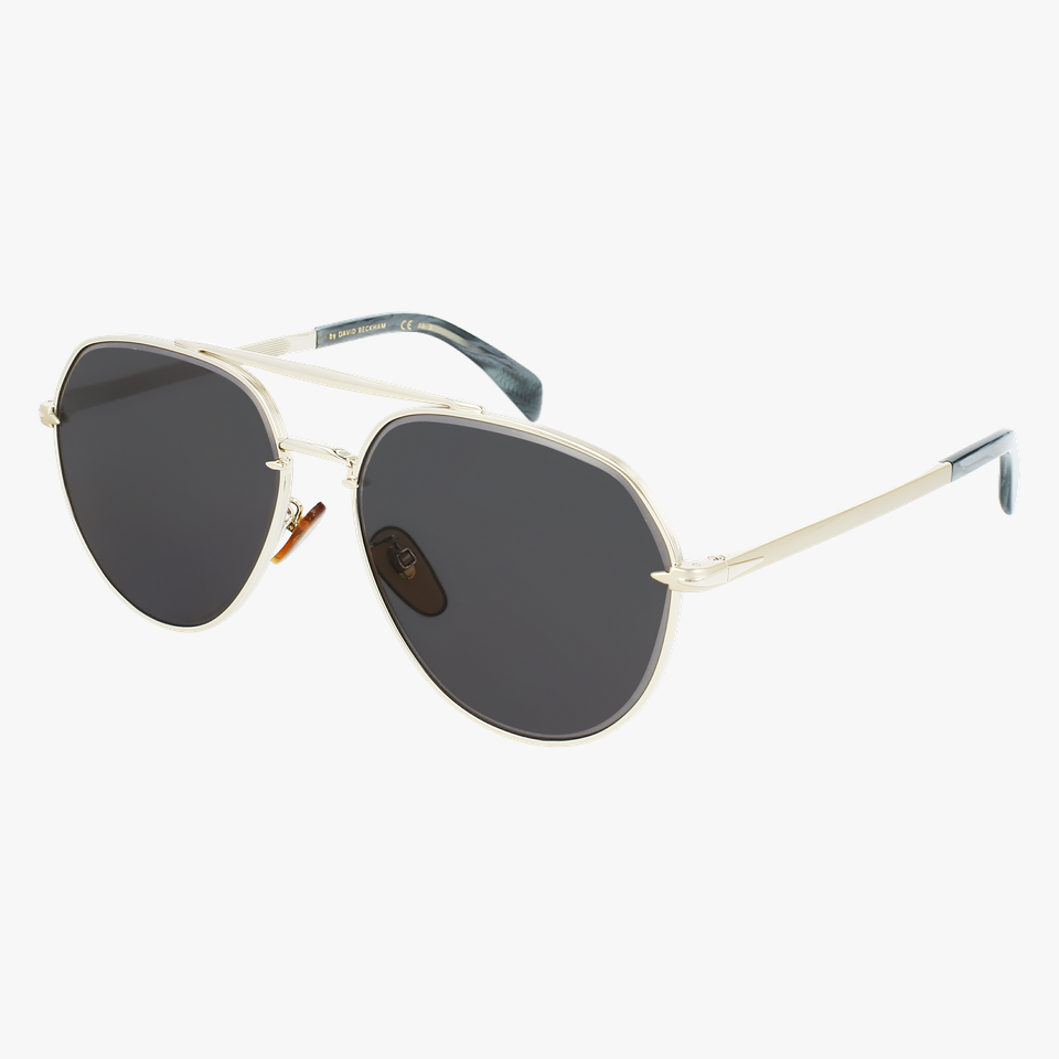 Lunettes de soleil homme DB 7037/G/S dorée - Vue de face