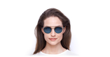 LUNETTES DE SOLEIL L881S bleu - Vue de face