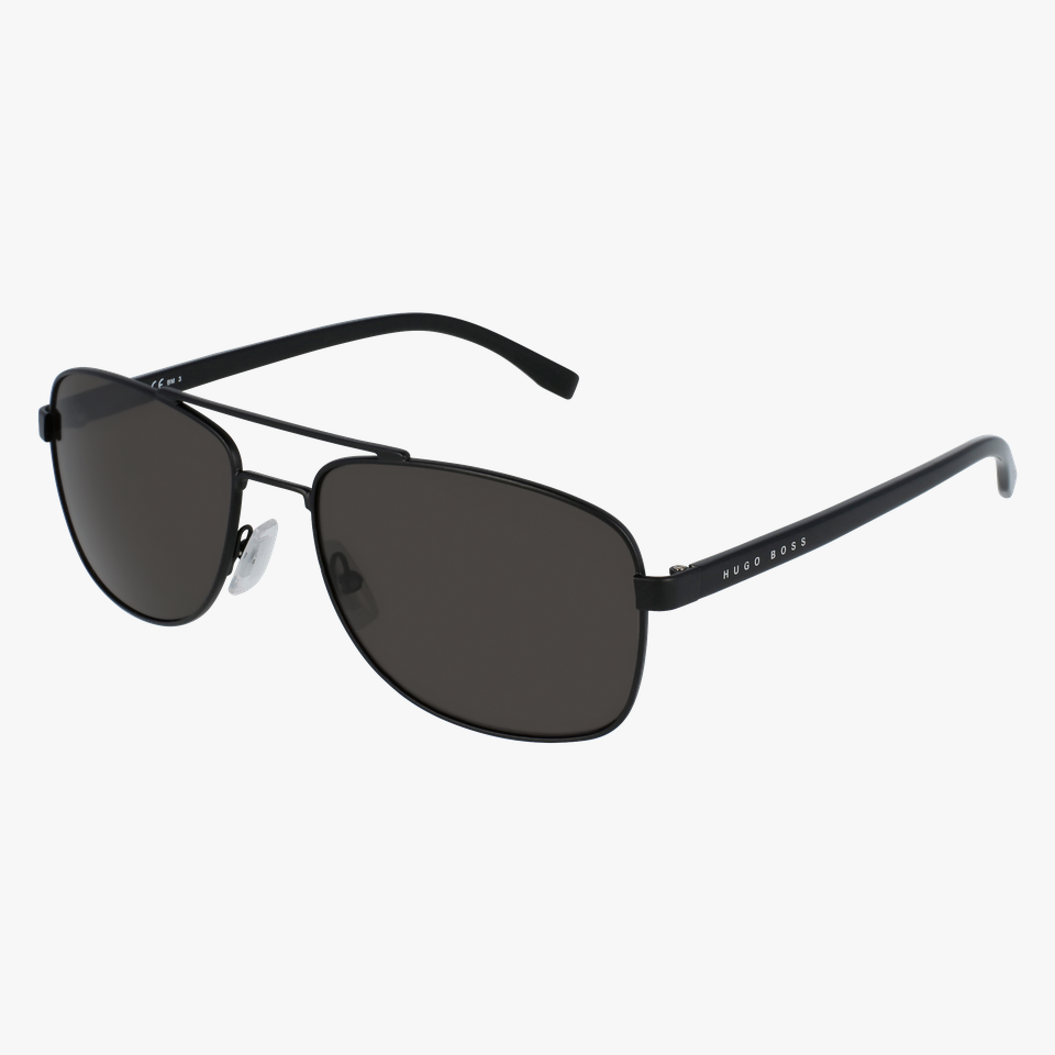 Lunettes de soleil homme 0762S noir - Vue de face