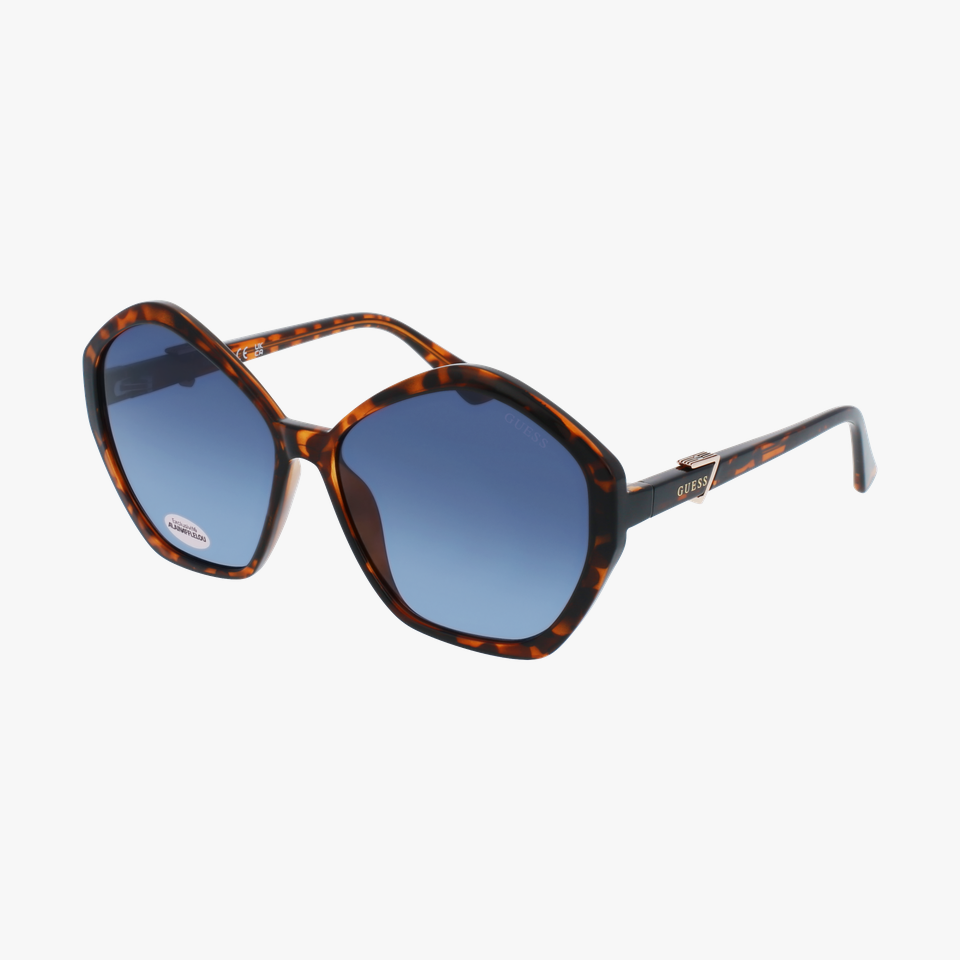 Lunettes de soleil femme GU7813 écaille/bleu - Vue de face