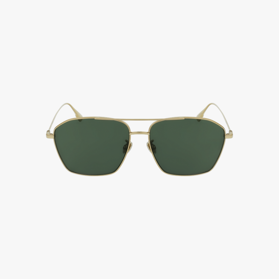 Lunettes de soleil femme STELLAIRE14F dorée/écaille - Vue de face