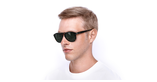 LUNETTES DE SOLEIL homme PO0649 écaille - vue de 3/4