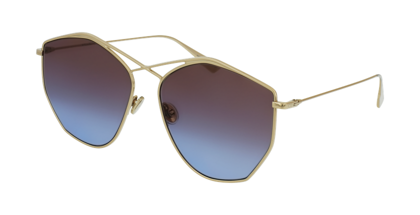 LUNETTES DE SOLEIL femme DIORSTELLAIRE4 doré/écaille - vue de 3/4