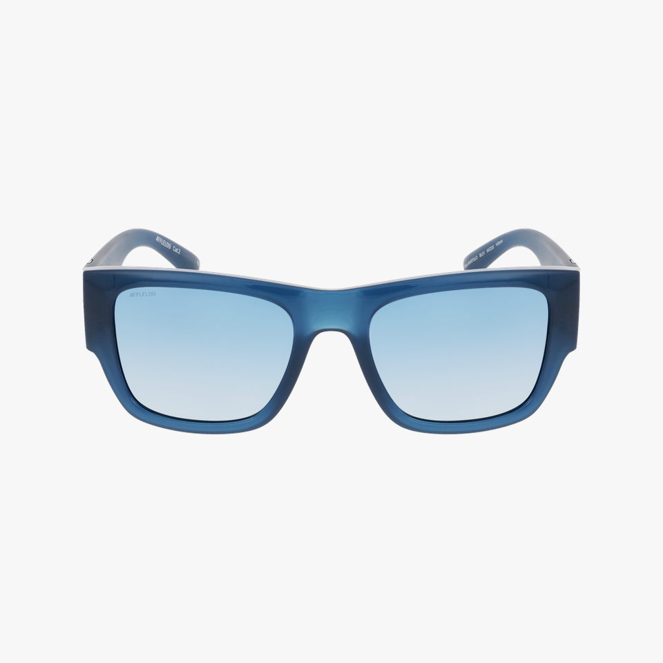 Lunettes de soleil homme BARTOLO bleu - Vue de face