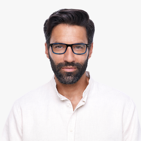 Lunettes de vue homme MAGIC261 bleu
