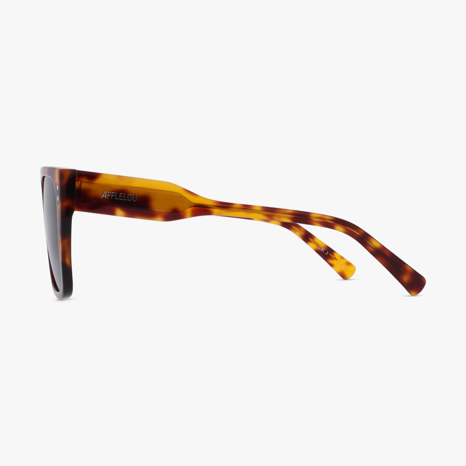 Lunettes de soleil SUBTIL écaille - Vue de face