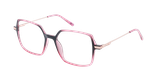 Lunettes de vue femme MAGIC251 rose - Vue de face