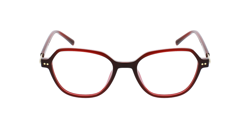 Lunettes de vue femme ARMELLE rouge - Vue de face