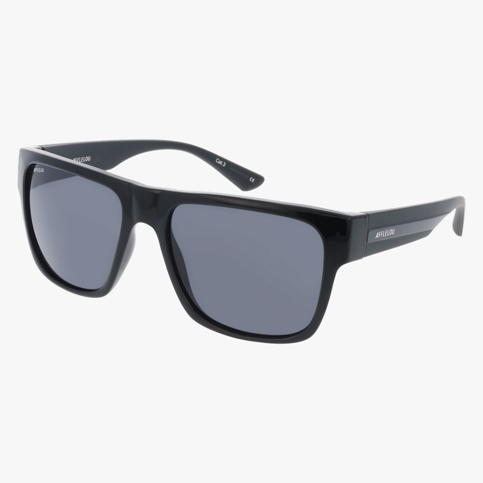 Lunettes de soleil homme AMBRIOSO noir - Vue de face