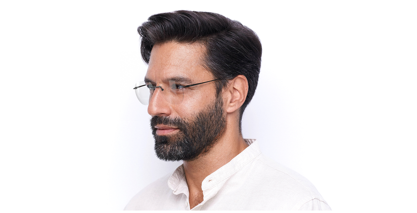 LUNETTES DE VUE homme MAGIC 138 noir/gris - vue de 3/4