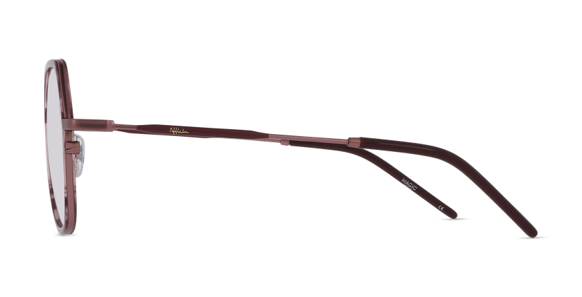 Lunettes de vue femme MAGIC218 rose/dorée - Vue de face