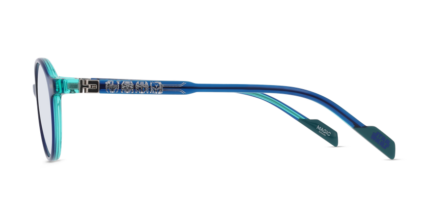 Lunettes de vue enfant 2 bleu - Vue de face