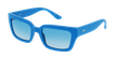 LUNETTES DE SOLEIL femme DANIELA bleu/bleu foncé mat - Vue de face
