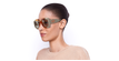 LUNETTES DE SOLEIL femme GG1022S beige/écaille - vue de 3/4