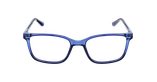 Lunettes de vue enfant RZERO24 bleu cristal/noir - Vue de face
