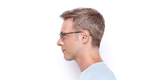 LUNETTES DE VUE homme MAGIC 202 noir - Vue de face