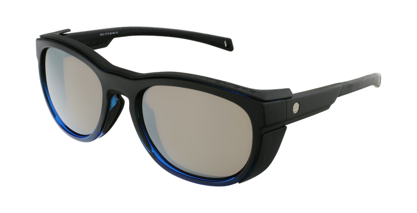 LUNETTES DE SOLEIL Skyline noir/bleu - vue de 3/4