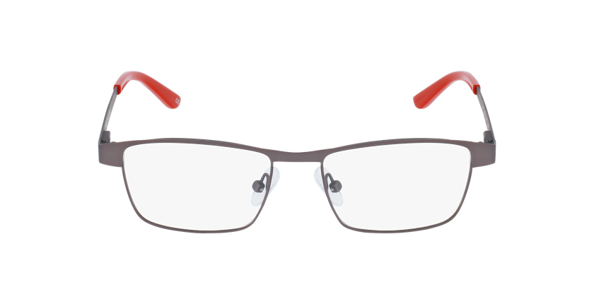 LUNETTES DE VUE enfant MAGIC OCTAVE gris/rouge - Vue de face
