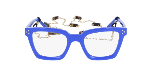 LUNETTES DE VUE femme MYSTERIEUSE bleu Vue de face