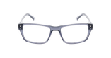 Lunettes de vue homme CARACTÈRES ALTRUISTE gris/bleu - Vue de face