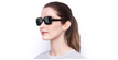 LUNETTES DE SOLEIL femme MARC 459/S noir - vue de 3/4