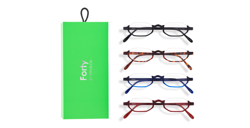 LUNETTES DE VUE FORTY COFFRET 02 vert - Vue de face