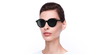 LUNETTES DE SOLEIL femme BA5001S noir - vue de 3/4