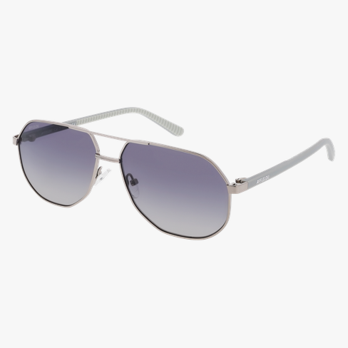 Lunettes de soleil homme WESTON POLARIZED argenté