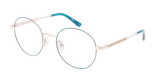 Lunettes de vue femme MAGIC 318 bleu - Vue de face