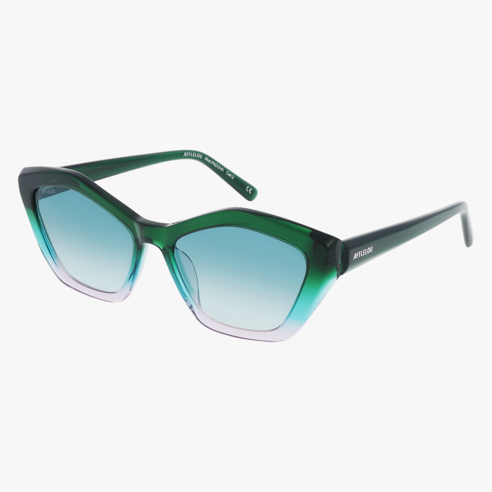 Lunettes de soleil femme PADOVA vert - Vue de face