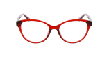 Lunettes de vue femme RZERO 34 rouge - Vue de face