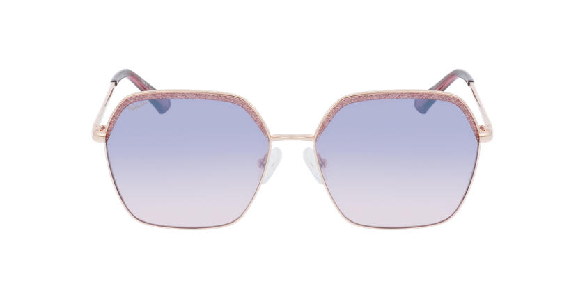LUNETTES DE SOLEIL femme MALE rose - Vue de face