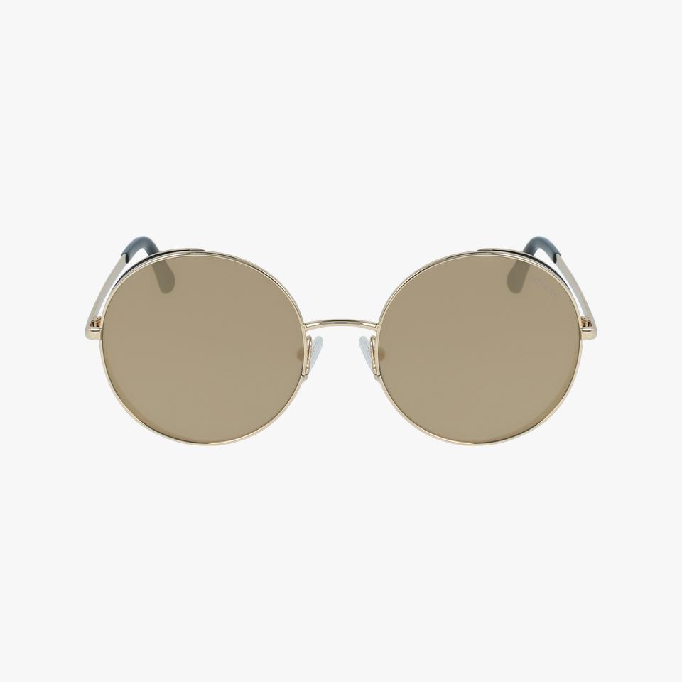 Lunettes de soleil femme GU7606 dorée - Vue de face