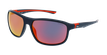 LUNETTES DE SOLEIL MITCH bleu/rouge - Vue de face
