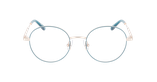 Lunettes de vue femme MAGIC 318 bleu - Vue de face