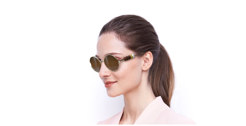 LUNETTES DE SOLEIL femme CE167S doré - vue de 3/4