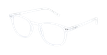 LUNETTES DE VUE FORTY anti-lumière bleue Blanche blanc/blanc - vue de 3/4