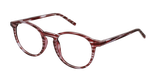 Lunettes de vue enfant RZERO26 rouge marbré - Vue de face