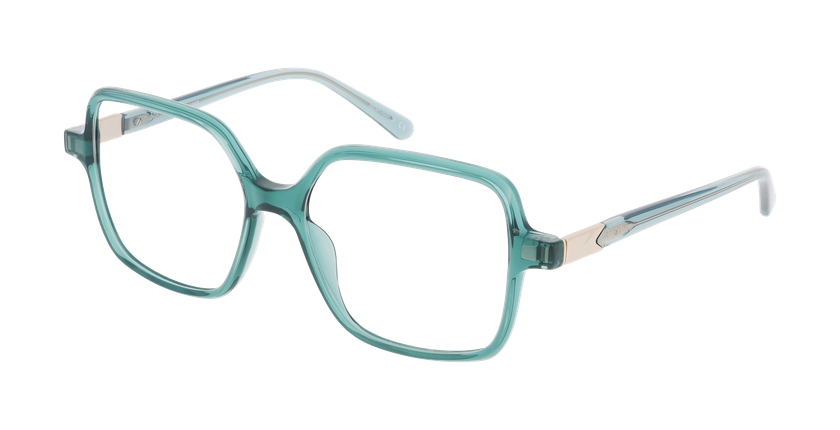 Lunettes de vue femme JOHANA vert - Vue de face