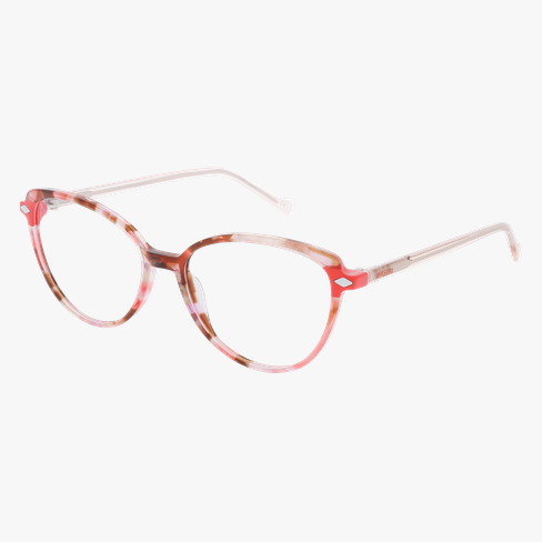 Lunettes de vue femme MAGIC280 écaille/rouge