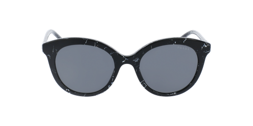 LUNETTES DE SOLEIL femme HERITAGE 0PR 02YS noir Vue de face