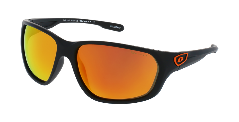 LUNETTES DE SOLEIL homme FLAIR noir/gris - Vue de face