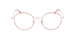 Lunettes de vue femme MAGIC 318 écaille/rouge - Vue de face