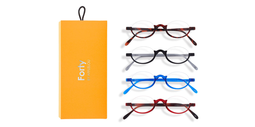 LUNETTES DE VUE FORTY COFFRET 01 orangeVue de face