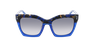 Lunettes de soleil femme ELEGANTE écaille bleu