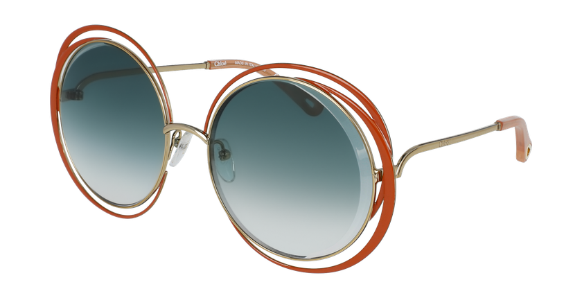 LUNETTES DE SOLEIL femme CE155S doré/marron - vue de 3/4