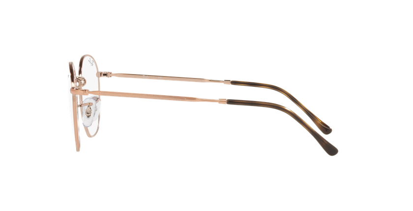 Lunettes de vue 0RX6472 dorée - Vue de face