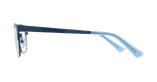Lunettes de vue femme RZERO9 bleu - Vue de côté