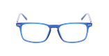 Lunettes de vue homme CARMIN bleu - Vue de face